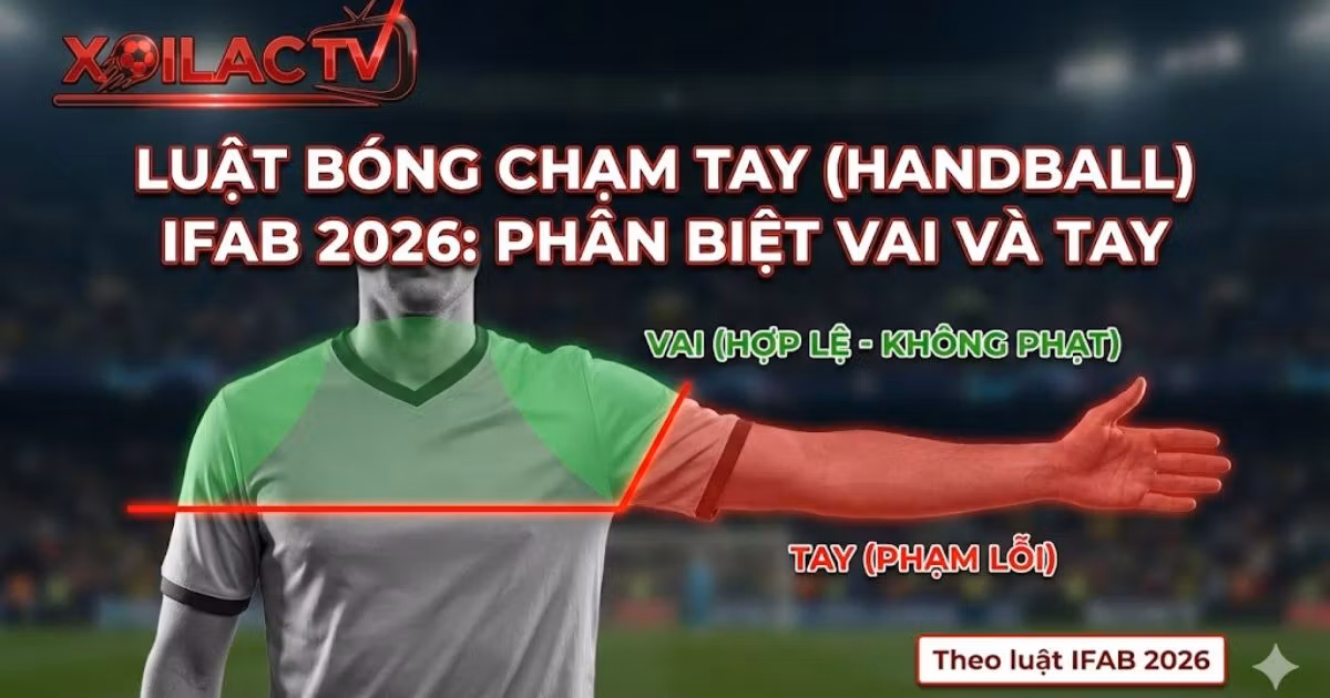 Luật Bóng Chạm Tay (Handball) 2026: Quy Định Mới Nhất Từ IFAB