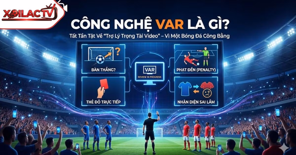 Công Nghệ VAR Là Gì? Tất Tần Tật Về “Trợ Lý Trọng Tài Video” Trong Bóng Đá Hiện Đại