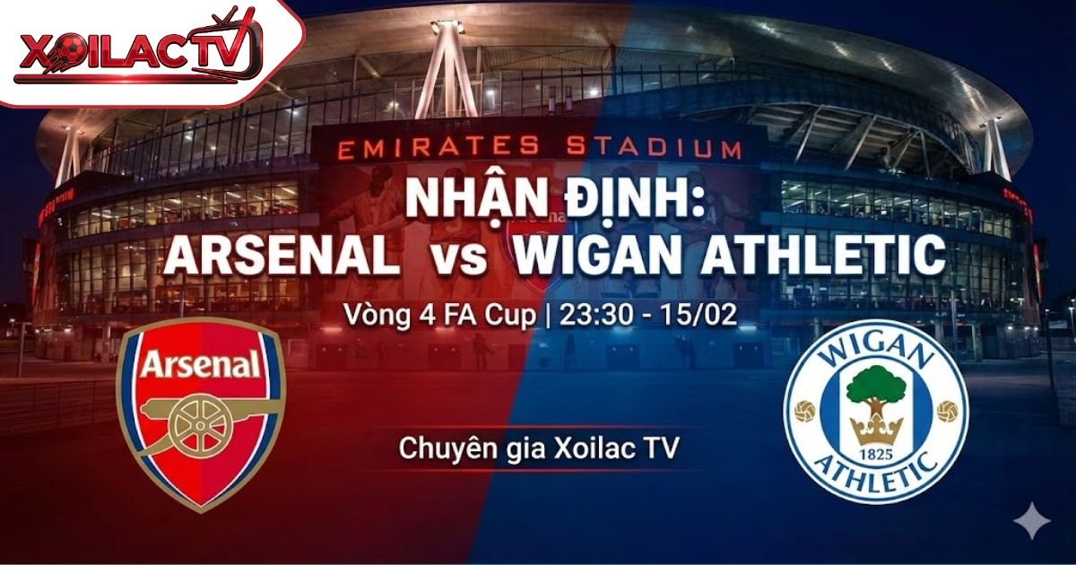 Nhận Định Arsenal vs Wigan Athletic