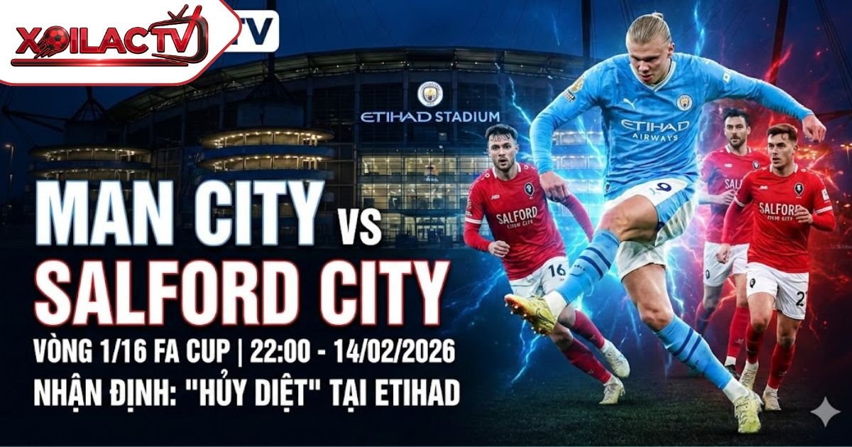 Nhận định Man City vs Salford