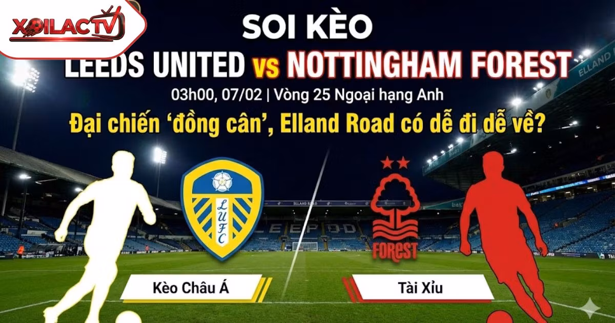 Soi kèo Leeds United vs Nottingham Forest
