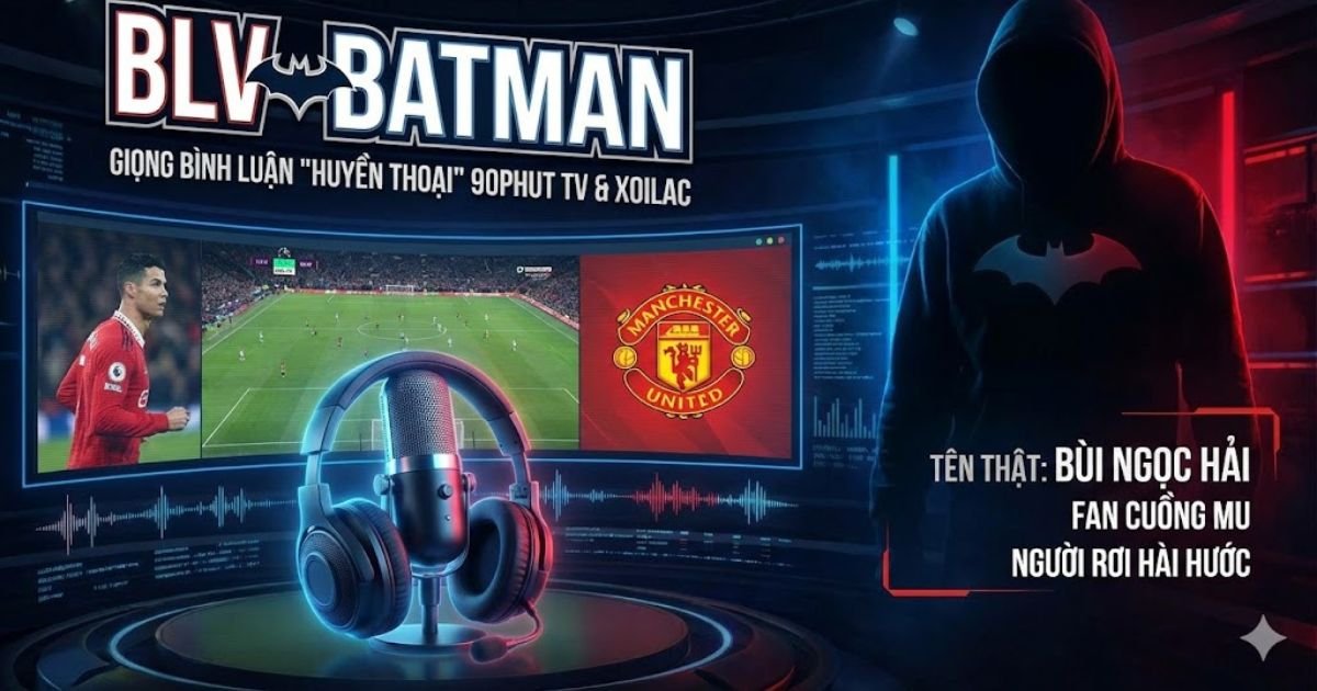 Tiểu Sử BLV Batman (Bùi Ngọc Hải): Giọng Bình Luận “Huyền Thoại” Của Fan MU Tại 90phut TV