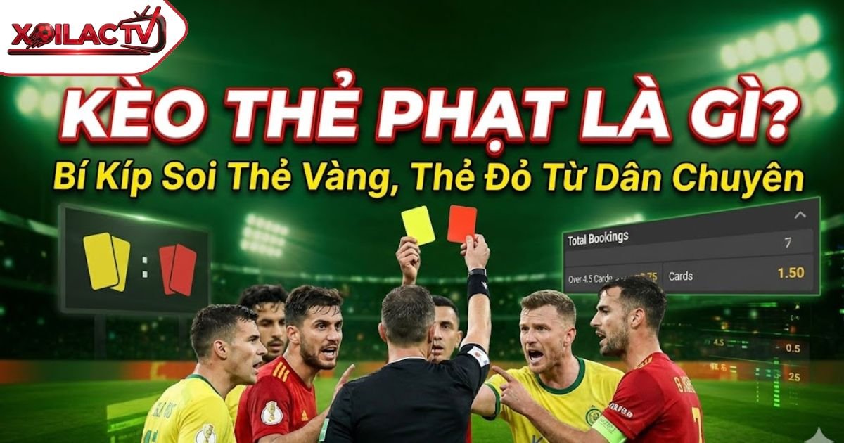 Kèo Thẻ Phạt Là Gì? Bí Kíp Soi Kèo Thẻ Vàng, Thẻ Đỏ “Bách Phát Bách Trúng” Từ Dân Chuyên