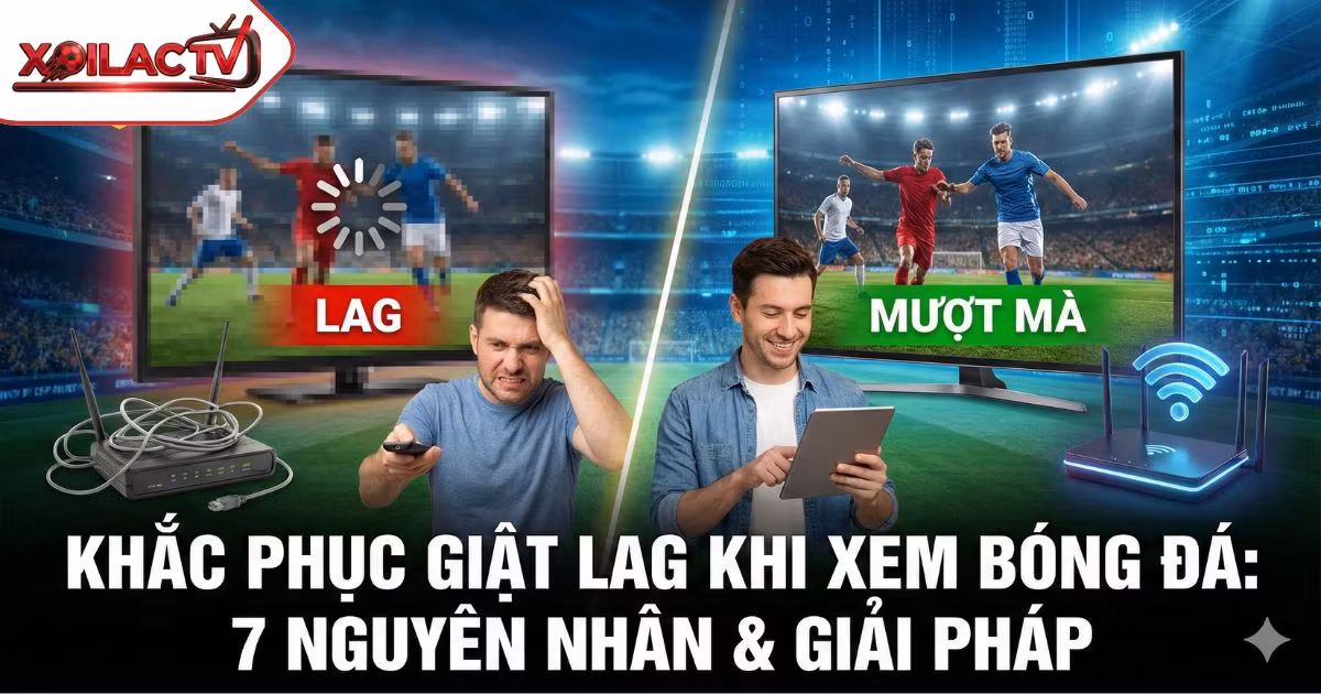 Khắc Phục Lỗi Xem Bóng Đá Bị Giật Lag: Nguyên Nhân Kỹ Thuật Và Giải Pháp Triệt Để 2026