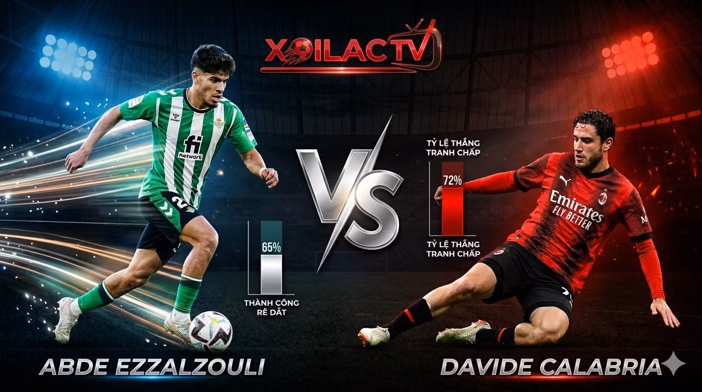 Điểm nóng đối đầu Abde Ezzalzouli vs Davide Calabria trận lượt về Betis vs Panathinaikos