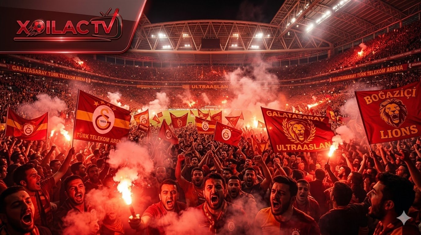 Bầu không khí rực lửa áp lực tại RAMS Park trận Galatasaray vs Liverpool - Xoilac TV