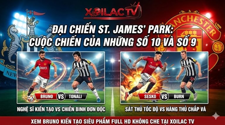 Điểm nóng đại chiến St. James' Park: Cuộc đối đầu giữa Bruno Fernandes vs Tonali và Benjamin Sesko vs Dan Burn trong trận Newcastle gặp MU.