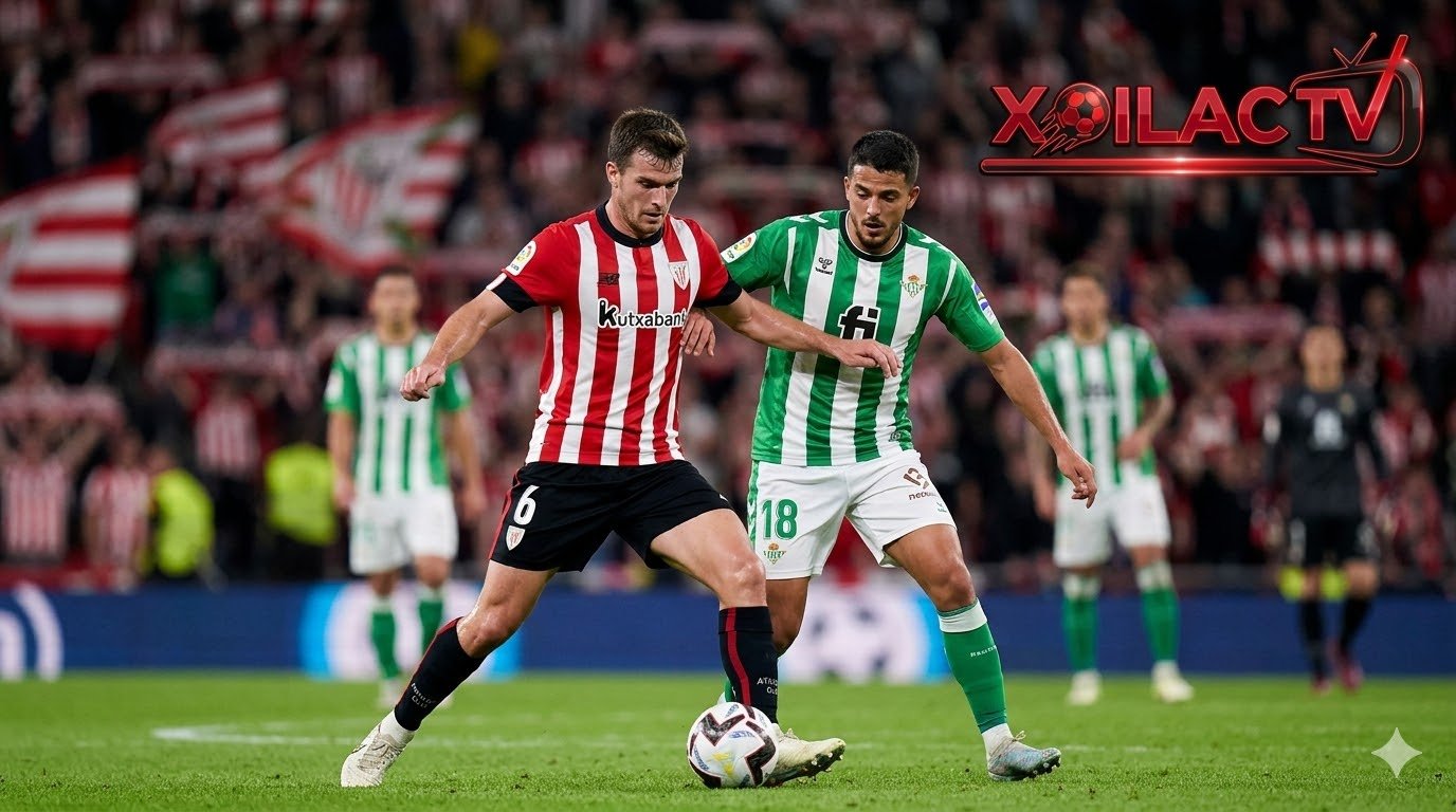Khối phòng ngự thấp (low-block) của Real Betis gây bế tắc cho hàng công Athletic Club.