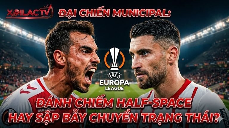 Hình ảnh đối đầu căng thẳng giữa Ricardo Horta (Braga) và Vincenzo Grifo (Freiburg) trong bài nhận định bán kết Europa League của Xoilac TV