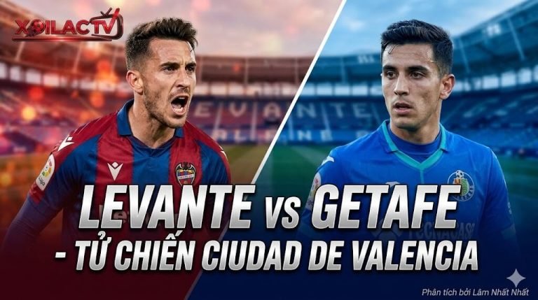 Hình ảnh nhận định bóng đá trận đấu giữa Levante và Getafe vòng 31 La Liga với sự góp mặt của Carlos Espi và Luis Vazquez