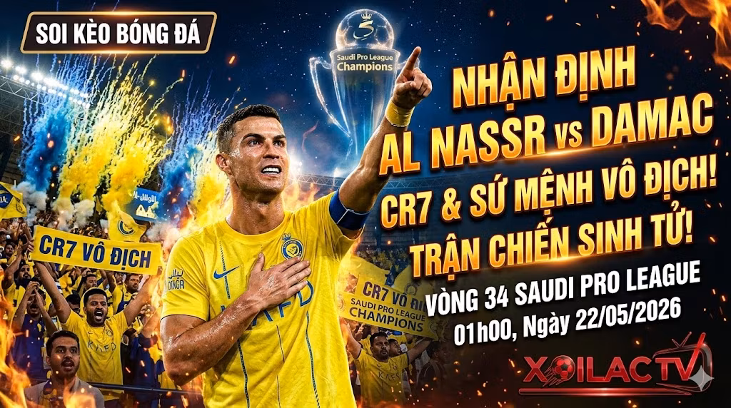 Cristiano Ronaldo đầy quyết tâm bước ra sân Al-Awwal Park trong trận đấu quyết định ngôi vô địch giữa Al Nassr và Damac.