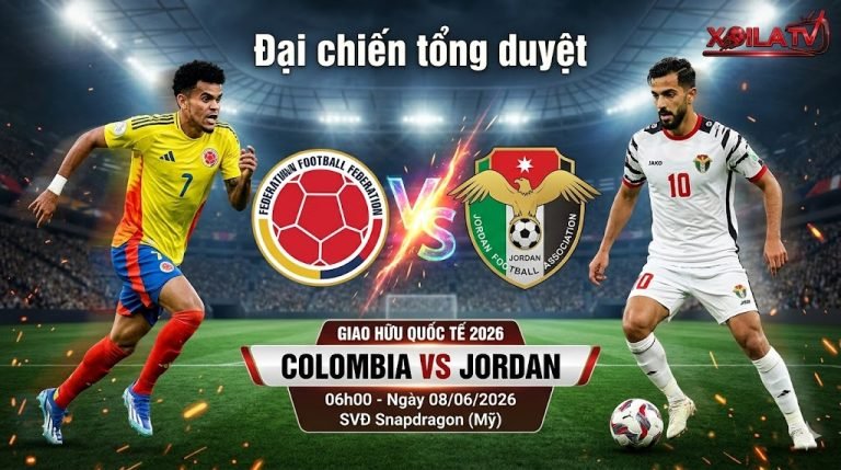 Nhận định Colombia vs Jordan giao hữu quốc tế tại Xoilac TV