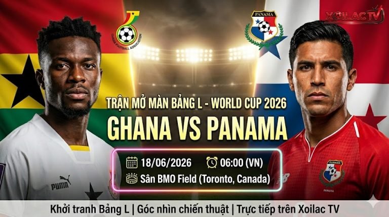 Nhận định bóng đá Ghana vs Panama (06h00 ngày 18/06) trận mở màn bảng L World Cup 2026.