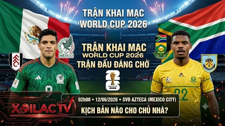 Nhận định soi kèo Mexico vs Nam Phi trận khai mạc World Cup 2026 lúc 02h00 ngày 12/06.