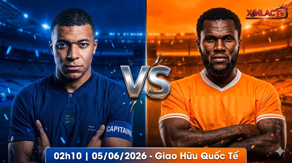 Nhận định bóng đá Pháp vs Bờ Biển Ngà lúc 2h10 ngày 5/6/2026. Chuyên gia Xoilac TV phân tích, soi kèo trận giao hữu quốc tế chuẩn xác.