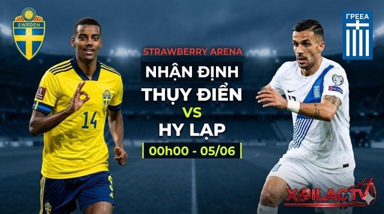 Nhận định bóng đá Thụy Điển vs Hy Lạp lúc 0h00 ngày 5/6: Cuộc đối đầu tâm điểm giữa Alexander Isak và Dimitrios Kourbelis.